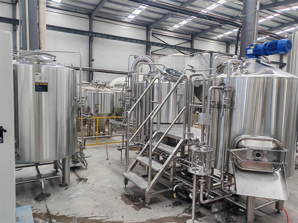 Electric 500L brewhouse successfully built for Ghana